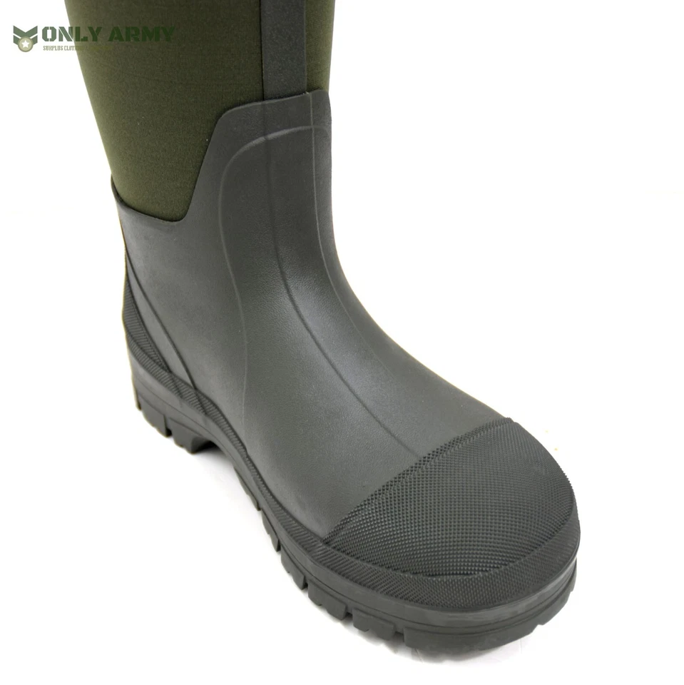 Stivali da caccia OD Green Muck Boots impermeabili in neoprene stivali termici Wellington - Immagine 4 di 4