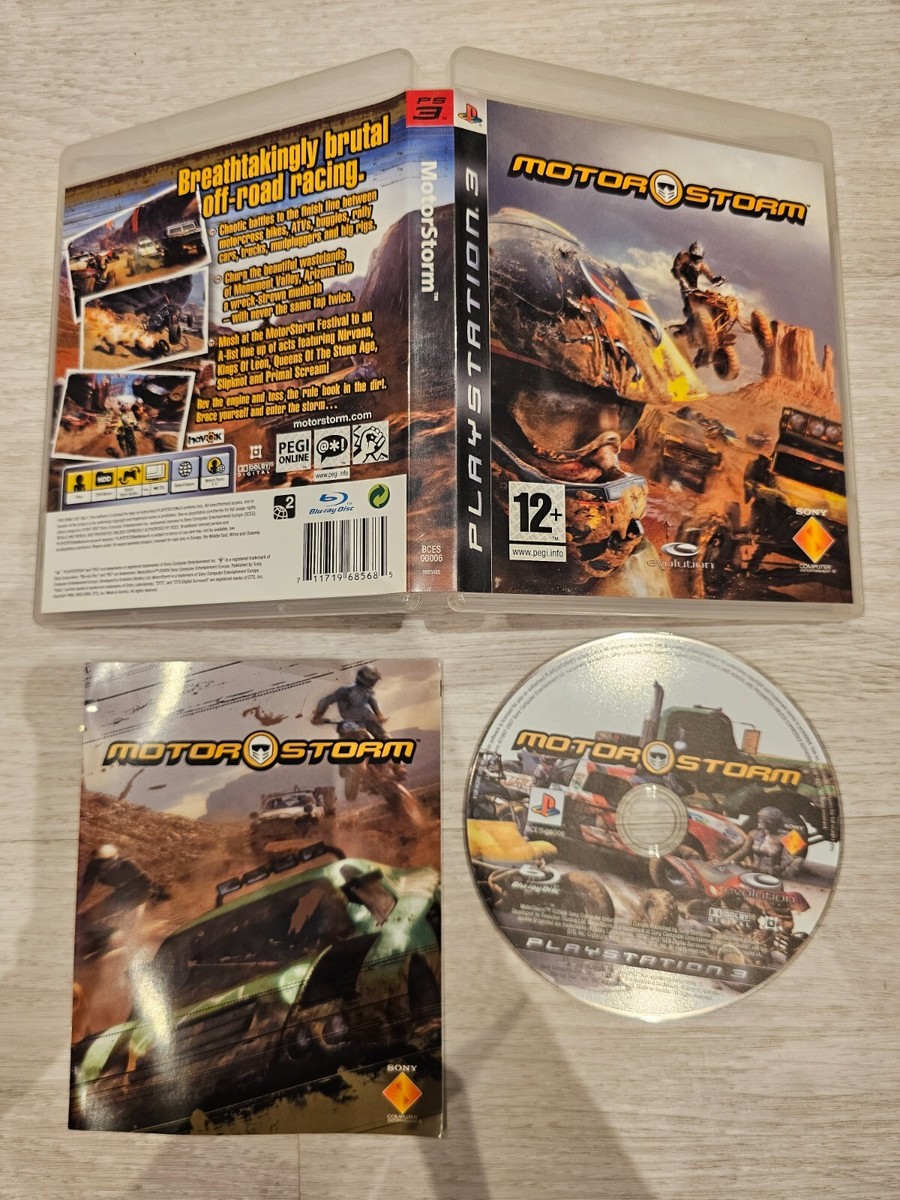 MotorStorm – PS3 – Complet Avec Notice – Bon état – Jeu De Course PlayStation 3