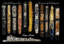 NEW BOOK: Animal Design on Pens pens shown, never seen before! Over 200 pages