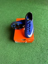 Nike Jr Mercurial Victory V CR7 FG Kids' Soccer Shoe - Blue/Metallic