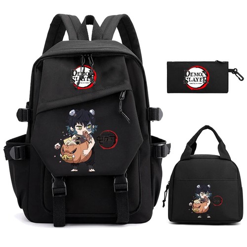Juego de 3 piezas Mochila Demon Slayer Bolsa de almuerzo Mochila escolar Mochila de viaje Mochila - Imagen 3 de 51