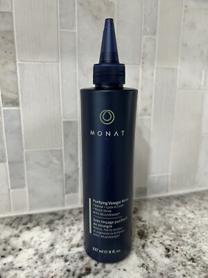 Monat Purifying Vinegar Rinse W/Rejuvenique 8 oz Cleanse & Lock in Color & Shine