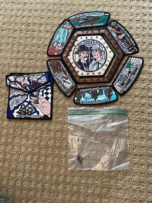 2023 (Sherlock Holmes) National Jamboree Patch Set + OA + Pin