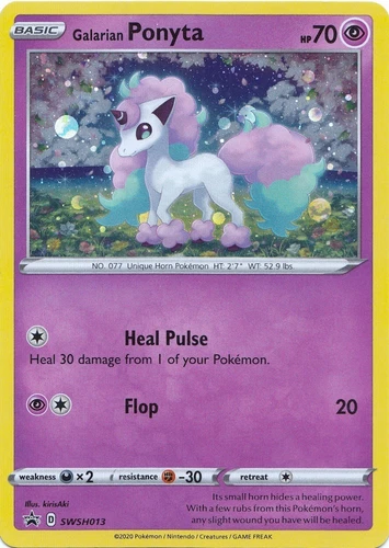 Galarian Ponyta SWSH013 SWSH: Sword & Shield Promo Cards