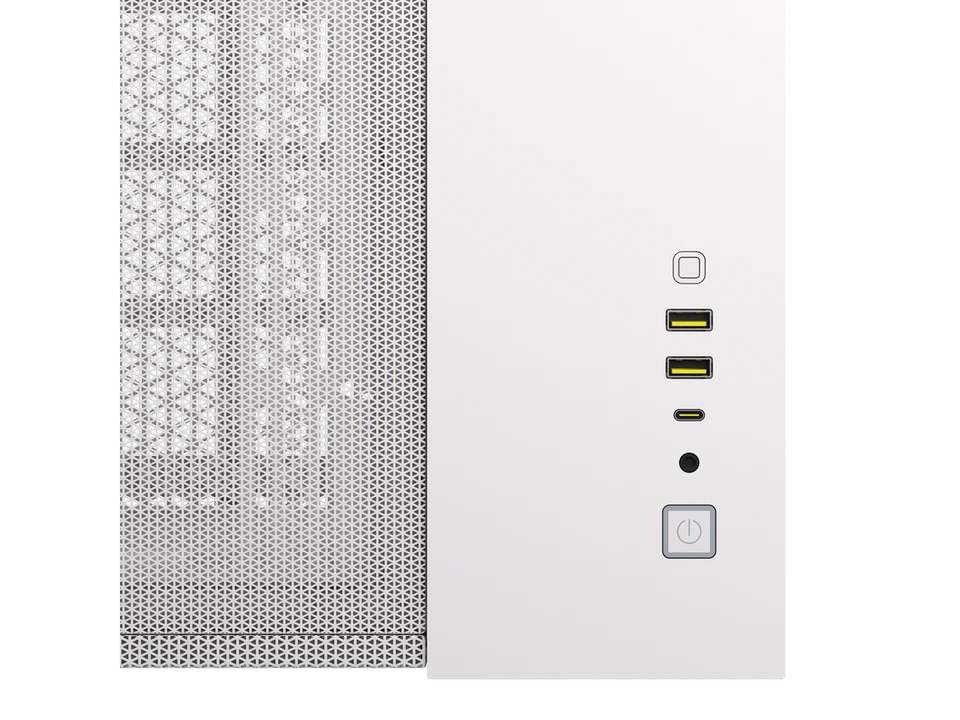 CORSAIR 2500D AIRFLOW Micro ATX Dual Chamber PC Case – White – Fully Mesh Front, - Image 3 of 4