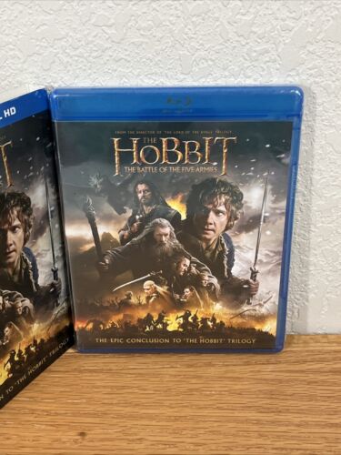 Hobbit: Battle of Five Armies (Blu-ray/DVD/Digital, 2015) with Slipcover SEALED! - Picture 3 of 15