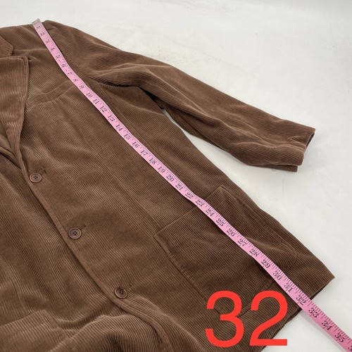 The Territory Ahead Chore Jacket Mens Large Brown Silk/cotton Corduroy Blazer - Picture 7 of 9