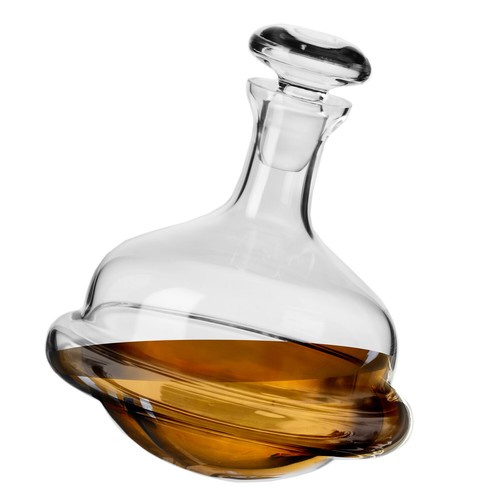 Krosno Karaffe für Whisky Rum Karaffe mit Stopper | 750 ml | Handwäsche - Bild 8 von 12