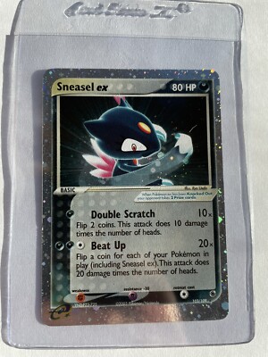 Pokémon TCG Sneasel ex EX Ruby and Sapphire 103/109 Holo Ultra Rare | eBay
