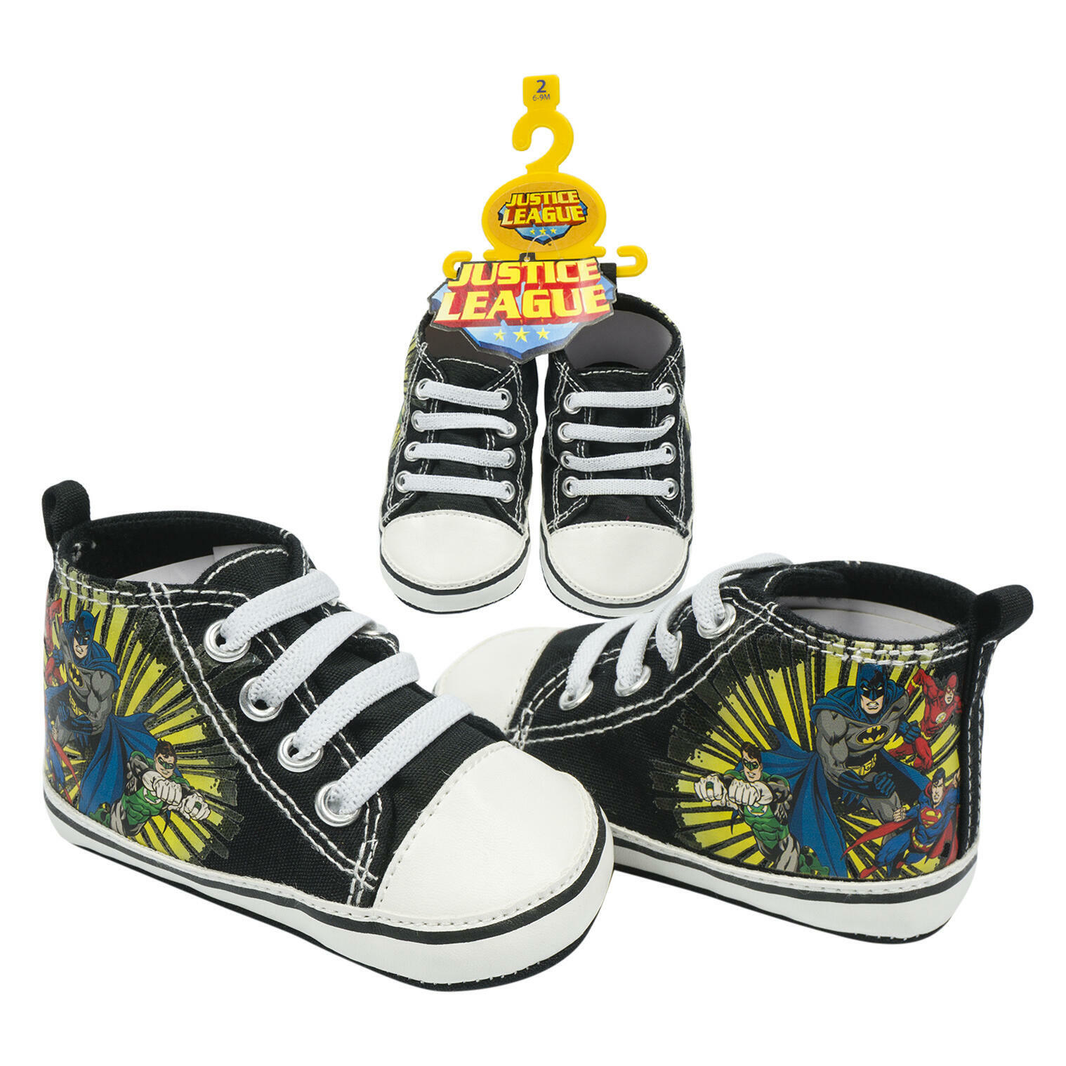 For Boys High-top Sneakers Soft Sole Black