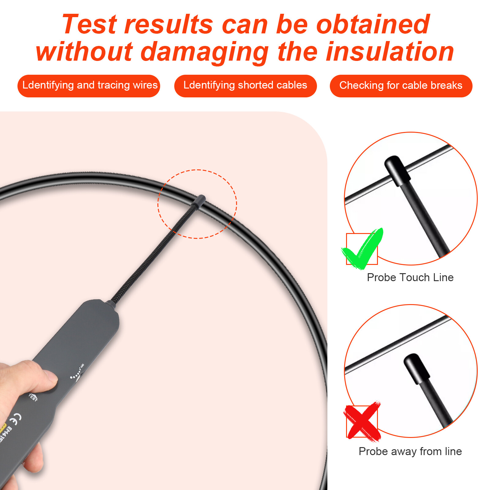 6-42V DC Automotive Circuit Tester-Short/Open Finder & Wire Tracker Tool