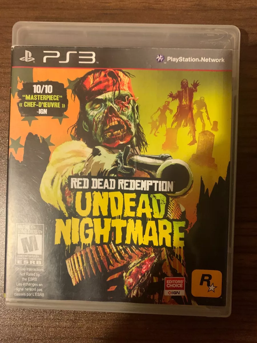Red dead redemption hotsell undead nightmare ps3