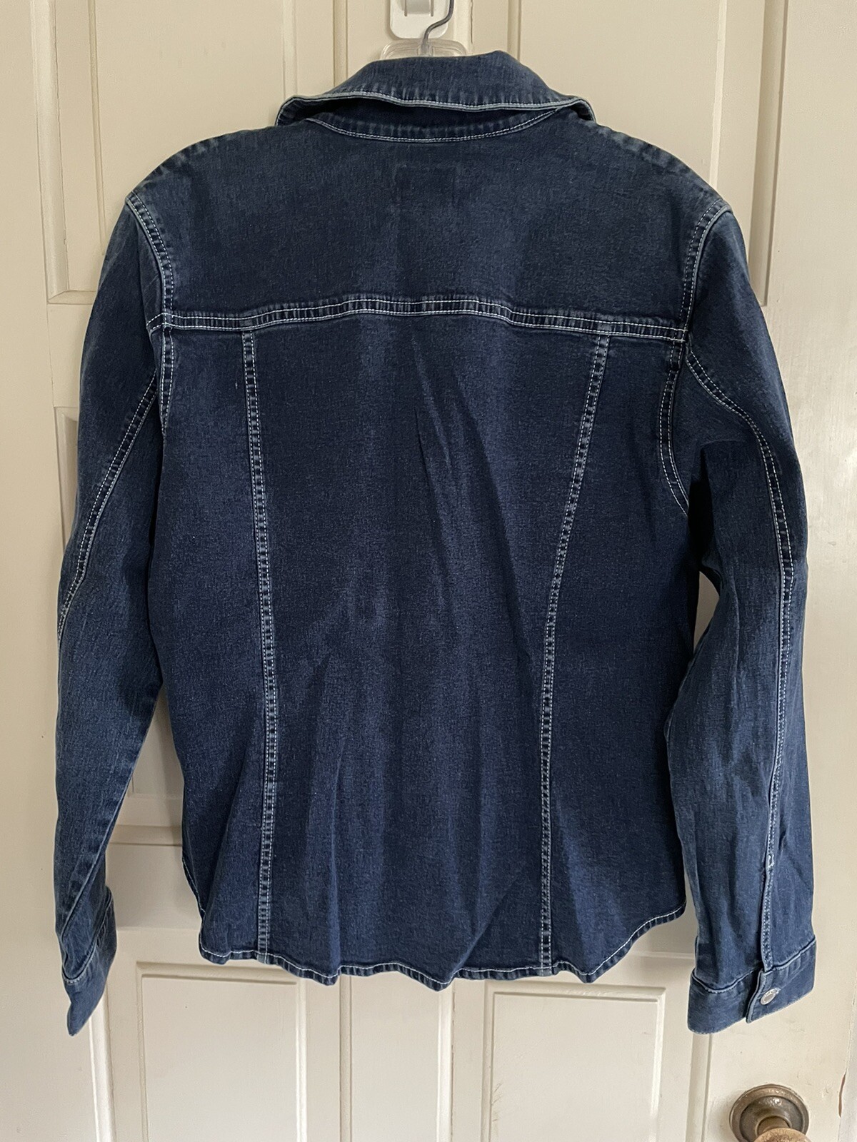 PENDLETON BLUE DENIM JEAN JACKET SIZE MEDIUM - image 3