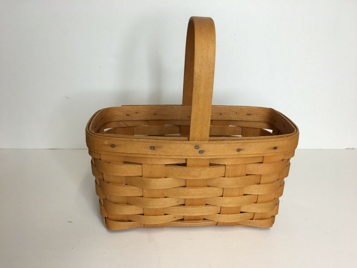 LONGABERGER 2000 FIXED HANDLE RECTANGULAR BASKET 9