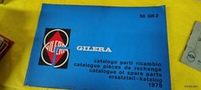 Gilera GR2 50 1978 libretto uso e manutenzione e catalogo ricambi NUOVI