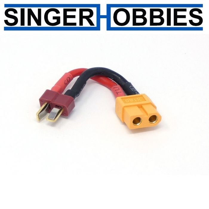 MT RACING MTR2051 XT60 Female to Deans Male Wired Adapter HH
