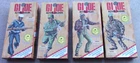 GI Joe 1995 Target Exclusive Black Action Soldier  Marine  Pilot Sailor Set of 4