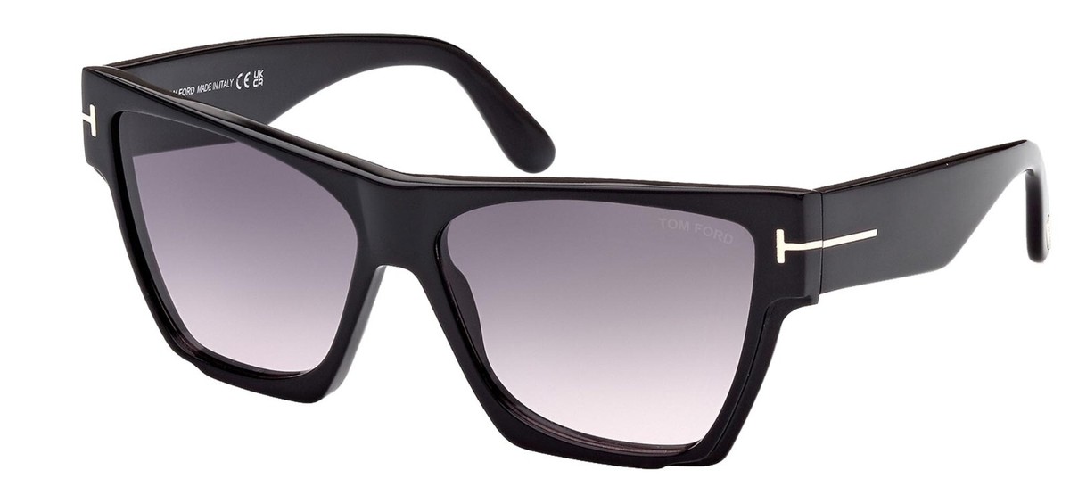 tom ford dove sunglasses Tom Ford Dove Sunglasses FT0942 01B Shiny Black - eye-oo.com main image 3