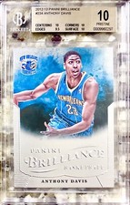 2012 ANTHONY DAVIS ROOKIE PANINI BRILLIANCE #234 RC BGS 10 PRISTINE!!