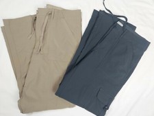 Lot Of 2 - Vintage Nike ACG Fleece Lined Cargo Pants Women's Size 10 Gray  Tan