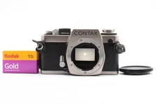 [ Almost MINT ] Contax S2 35mm SLR Film Camera Body w/ Kodak Gold Japan #2123P