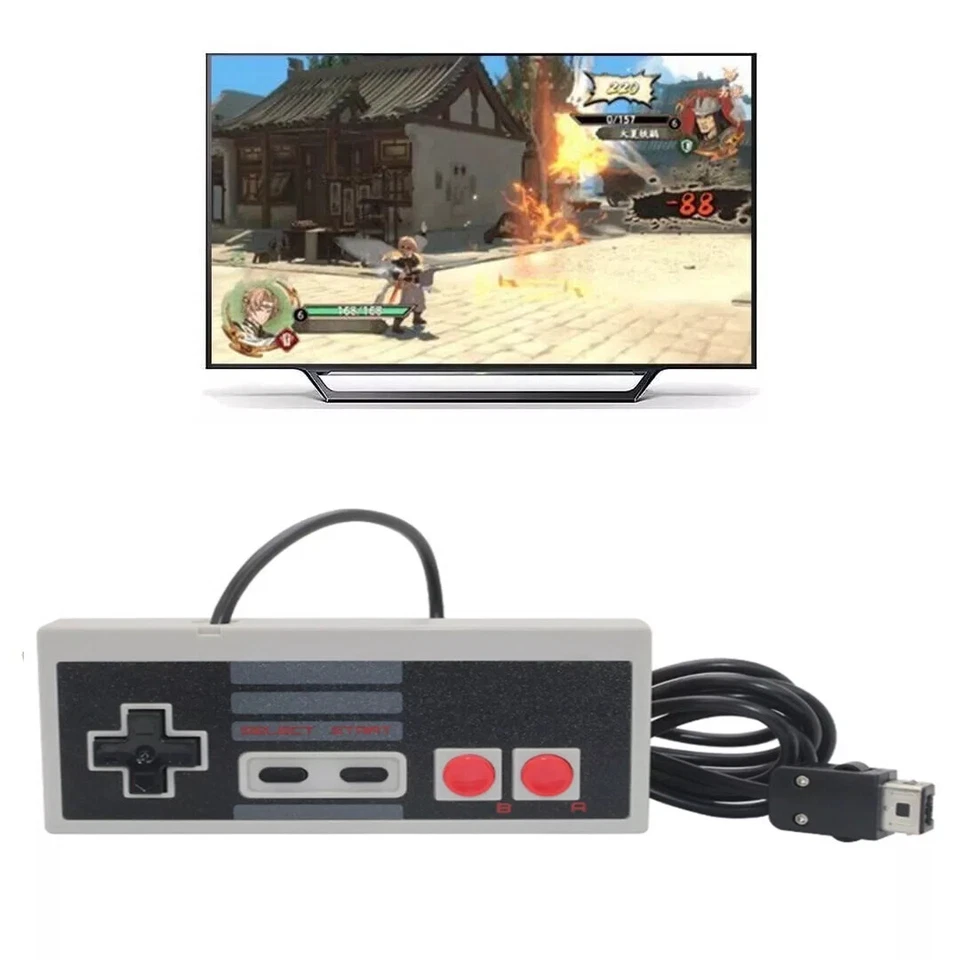 For Nintendo NES Mini Classic Edition Console Video Game Wired Controller Remote - Image 4 of 4