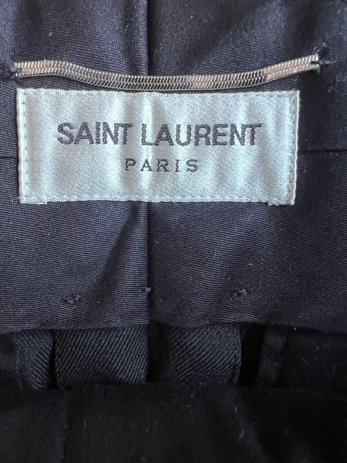 Tuta Saint Laurent FW20 sartoriale abito plissettato pantaloni