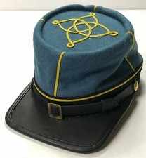 CIVIL WAR CONFEDERATE CSA LIEUTENANT INFANTRY OFFICER KEPI FORAGE CAP-ALL SIZES
