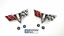 Fender Trim Flag Badge Emblems for 1964-1967  Impala, Chevelle, & Nova