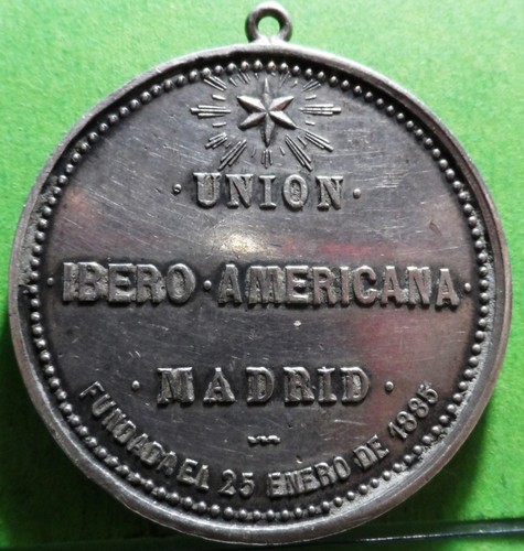 Medaille, CRISTOBAL COLON, 500 Jahre Entdeckung der Amerikas, 1992. Silber - Bild 2 von 2