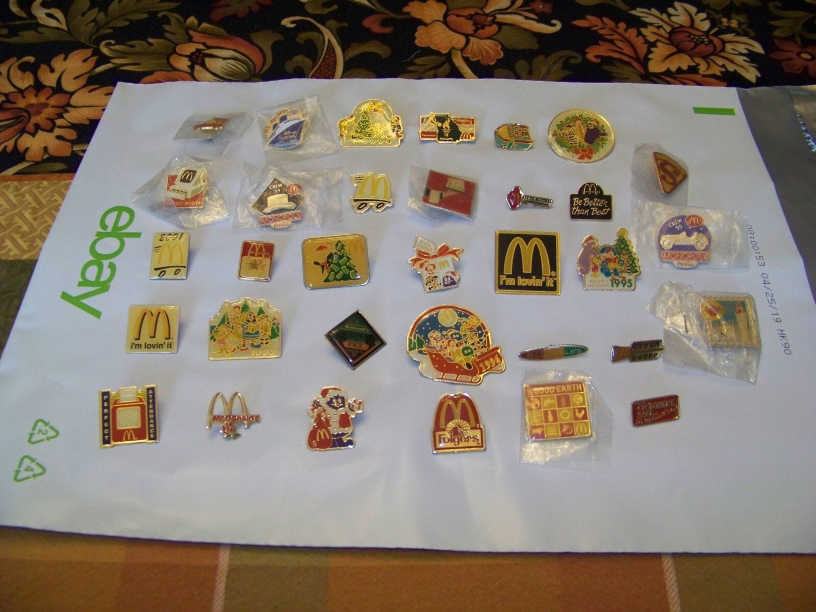 Lot of 33 McDonald's Lapel Pins eBay