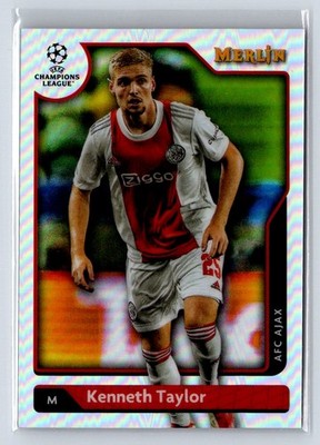 2021-22 Topps Merlin Chrome Refractor 47 Kenneth Taylor AFC Ajax