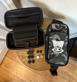 Nintendo Switch Console 128gb sd card, 4 Joycons, 5 Cases, Dock, ADULT OWNED