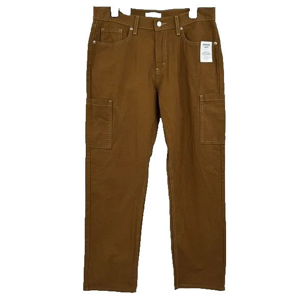 DENIZEN by Levi's Women's Mid-Rise 90's Loose Straight Jeans - Brown Size 12