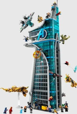 NEW 5201 PCS Avengers Tower Marvel Unbranded Building Bricks Set MOC Display
