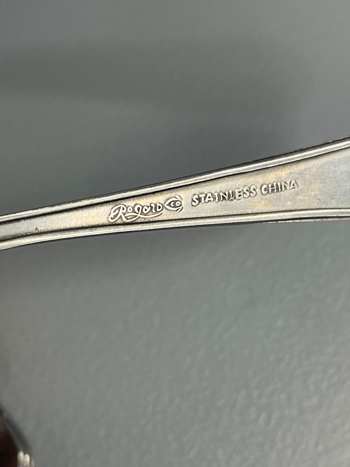 Lot of 4 Pcs Rogers Co. Stainless Spoons Korea & China