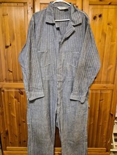 Key Coveralls Vintage Herringbone Workwear Overalls 50 Reg Made in USA NWT