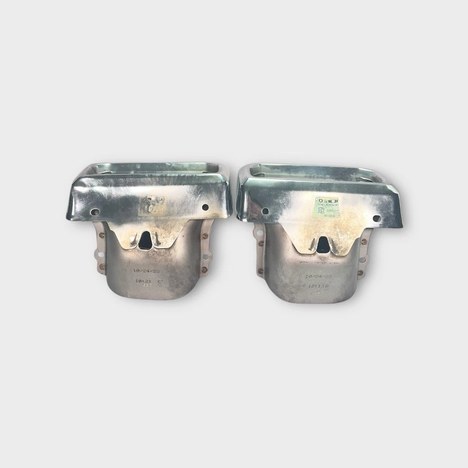 2019 - 2022 Chevrolet Silverado 1500 Rear Exhaust Tip Set OEM ANS72124 Chrome - Image 3 of 4