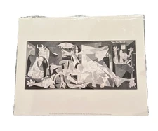 Guernica 1937 Pablo Picasso Art Print Poster Black & White Museum Reproduction 