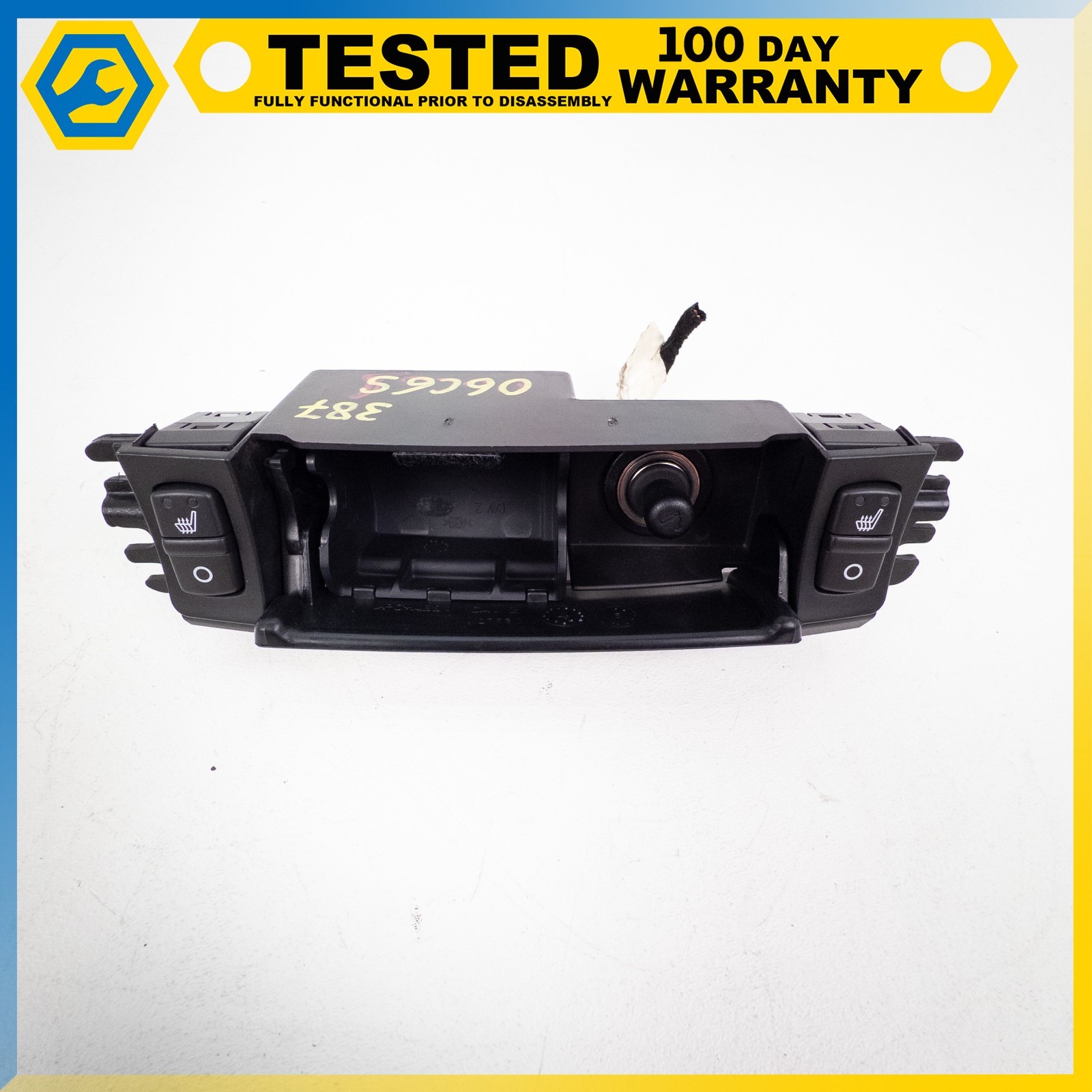 05-13 CHEVROLET CORVETTE C6 FRONT DASHBOARD CONSOLE ASHTRAY HOUSING SWITCH OEM