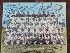 1971 Dallas Cowboys Signed 8x10 First Sb Team Bob Hayes Tex Schramm Tom Landry