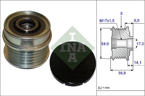 535 0171 10 INA Generatorfreilauf für ABARTH,ALFA ROMEO,CHRYSLER,FIAT,JEEP,LANCI - Bild 1 von 1