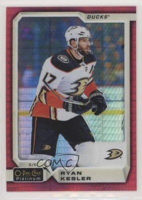 2018-19 O-Pee-Chee Platinum Red Prism 198/199 Ryan Kesler #84 y1g