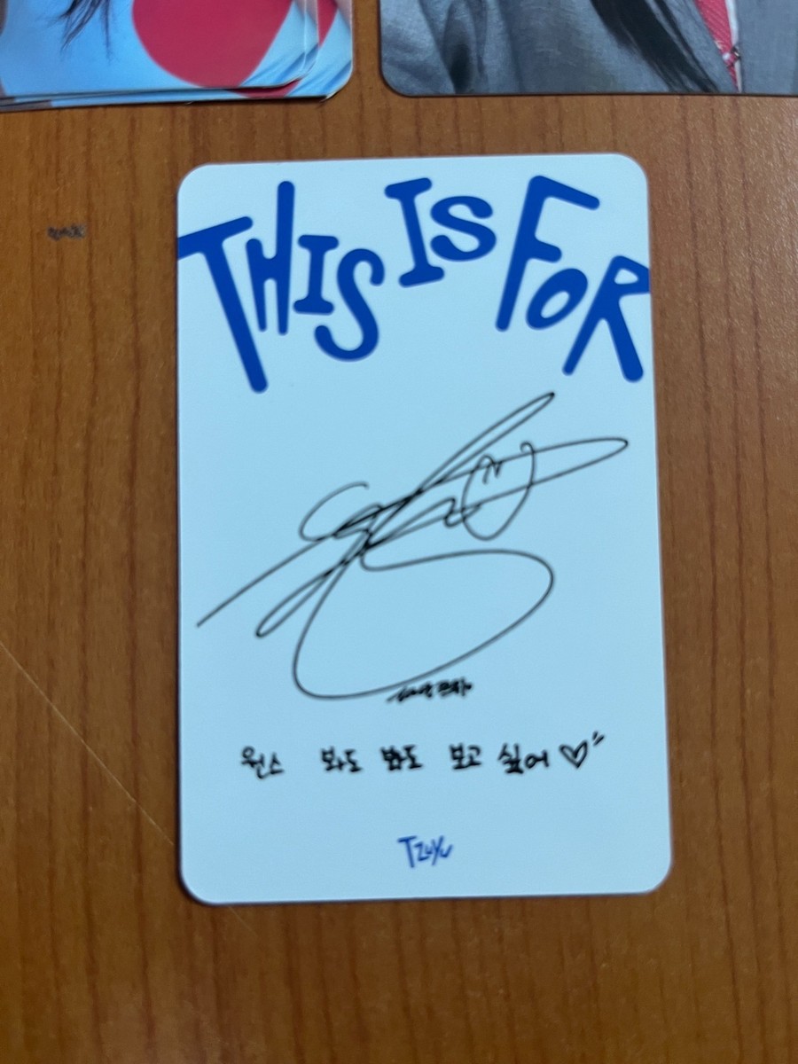 K-POP・アジア twice yes,iam tzuyu autograph K-POP・アジア twice