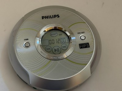 Philips EXP2581 Portable Touchscreen CD/MP3 Player Silver. Mint Condition
