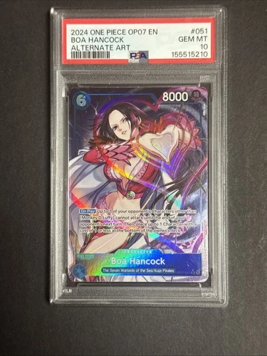 2024 One Piece Op07-051 500 Years In The Future Boa Hancock Alternate Art PSA 10