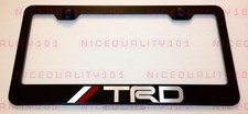 Trd Pro Sport 4x4 Stainless Steel Finished License Plate Frame Holder Rust Free