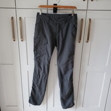 Columbia Hiking Pants Womens 4 Gray Omni Shield Stretch Outdoor Track Pant