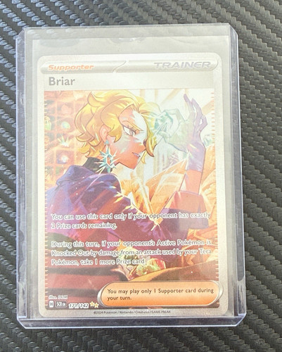 Pokémon TCG Briar 171/142 Sv07 Stellar Crown Special Illustration Rare SIR Holo