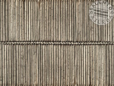 NOCH 56664 Wand / Wand Holzoptik hell Realismus 25 x 12 cm im Maßstab 1:87